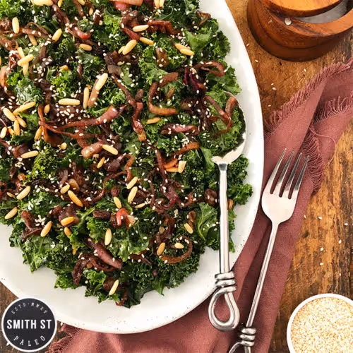 Kale Salad with Sweet Onions