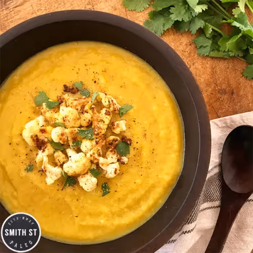 Curried Cauliflower & Parsnip Soup
