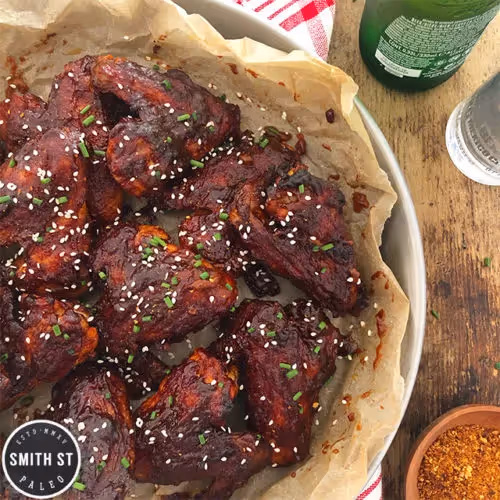 Sweet & Sticky Chicken Wings