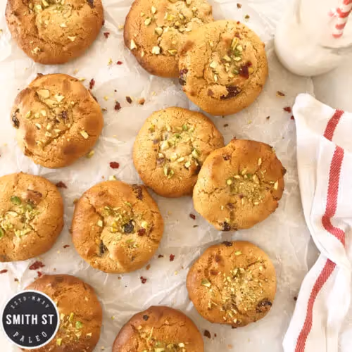 Cranberry and Pistachio Cookies
