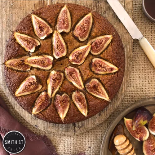 Fig, Almond & Honey Cake