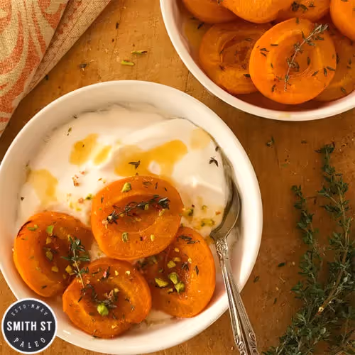 Honey & Thyme Roasted Apricots