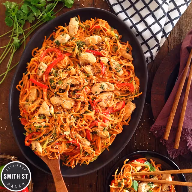 Honey Sesame Chicken Noodles