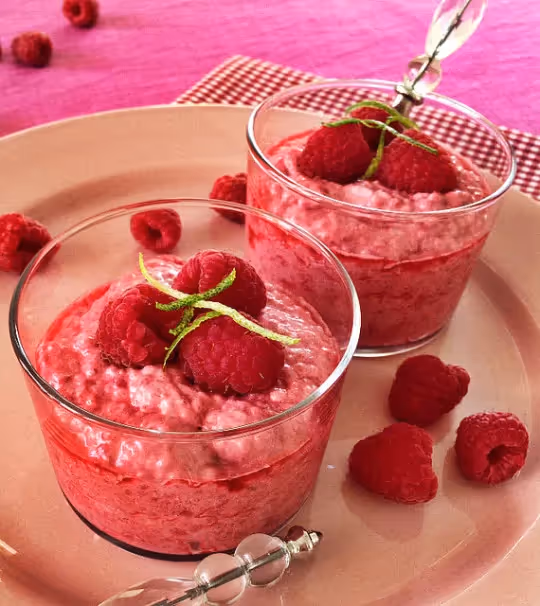 Raspberry Chia Pudding