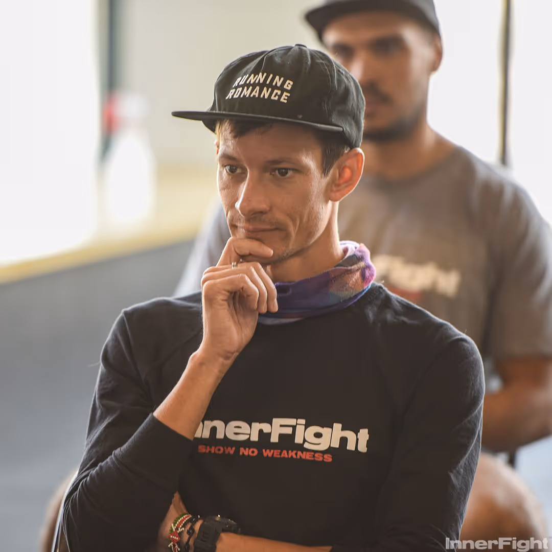 Athlete taking time to reflect.