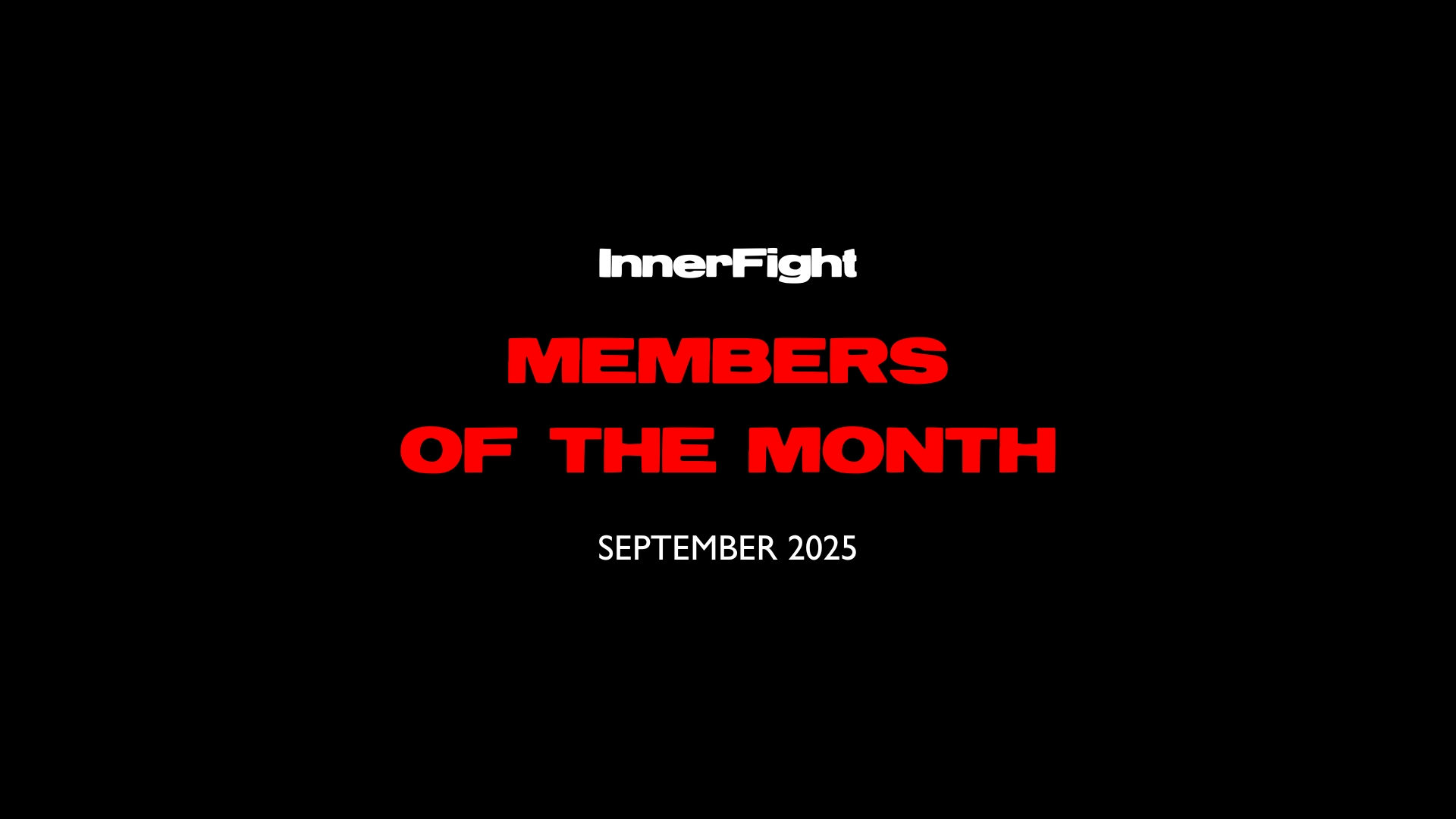 September Members of the Month