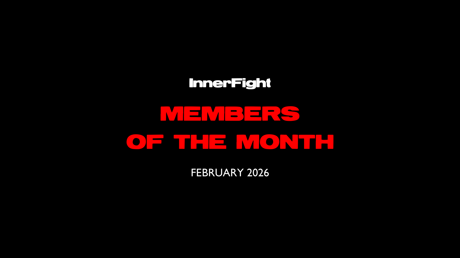 February Members of the Month