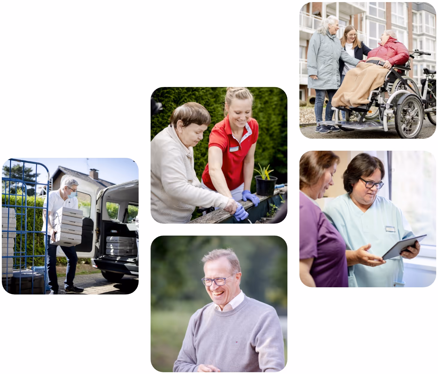 Eindrücke aus der Seniorenpflege