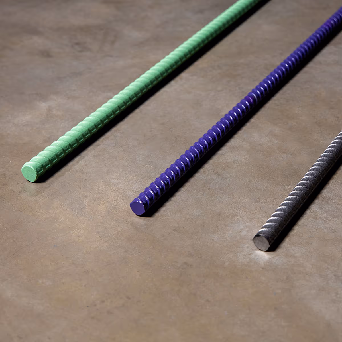 American Highway’s deformed steel tie bars installed in highway concrete pavement, ensuring stable longitudinal joints for high-traffic durability. Close-up of American Highway’s tie bars in airport runway concrete, preventing slab separation for long-lasting, high-traffic performance.