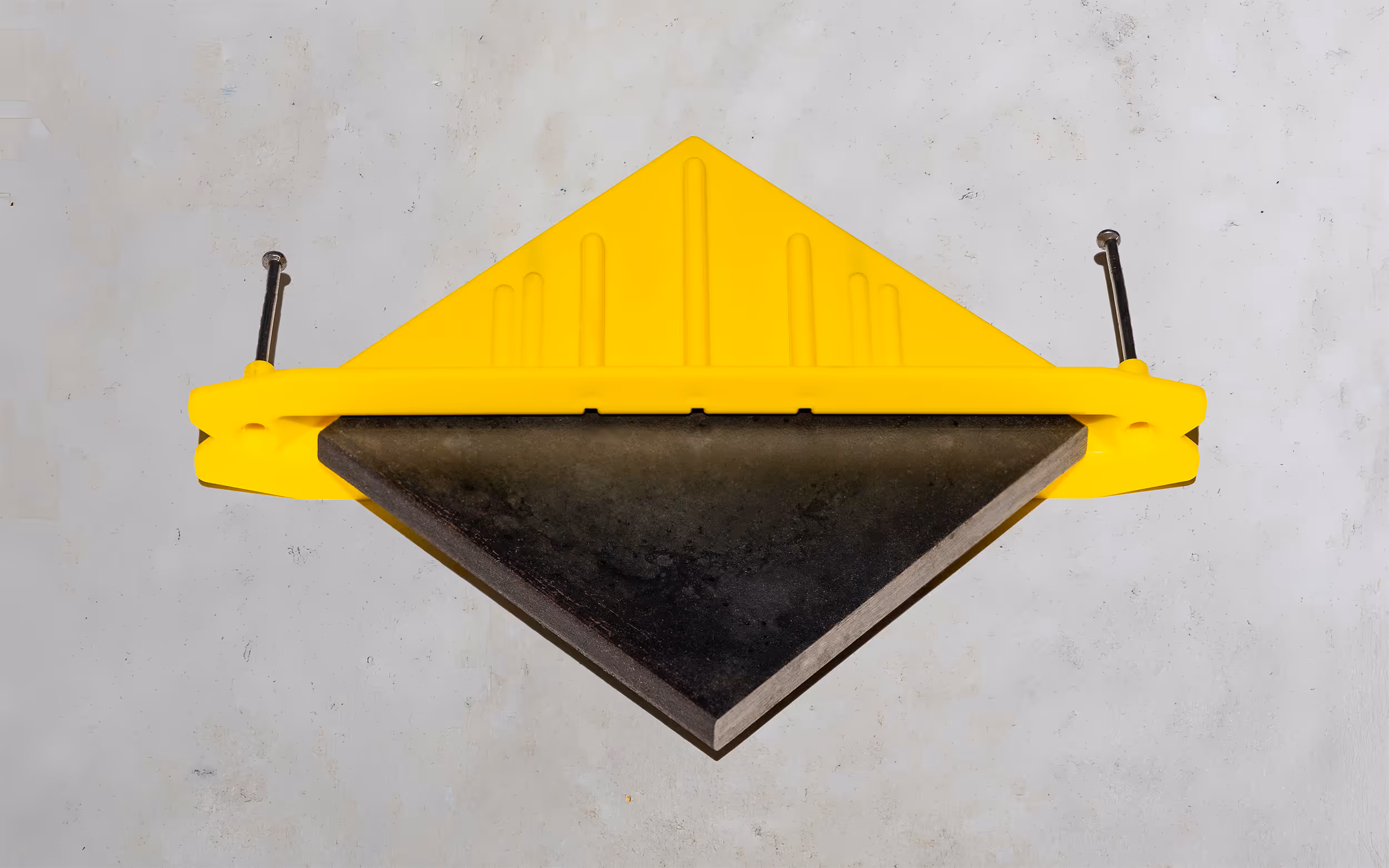 American Highway’s American Diamond™ System with diamond-shaped dowels installed in highway concrete pavement, ensuring superior joint stability. Close-up of American Diamond™ System in airport runway concrete, providing durable load transfer for high-traffic environments.