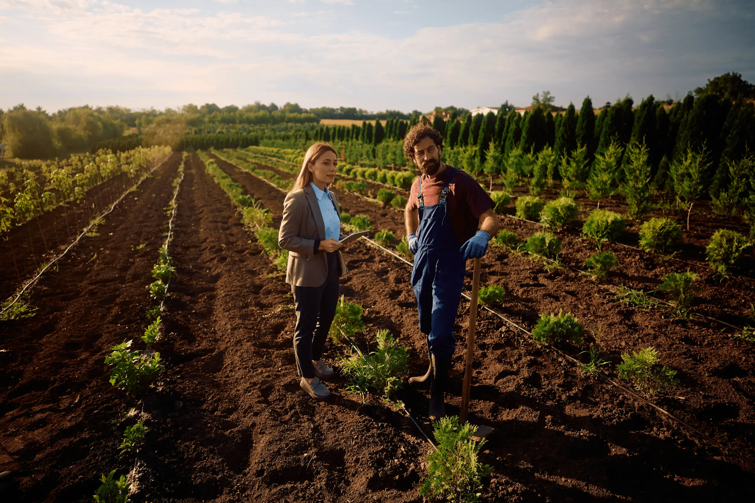 Des agriculteurs ayant un compte au Crédit Agricole peuvent y ouvrir un compte à terme