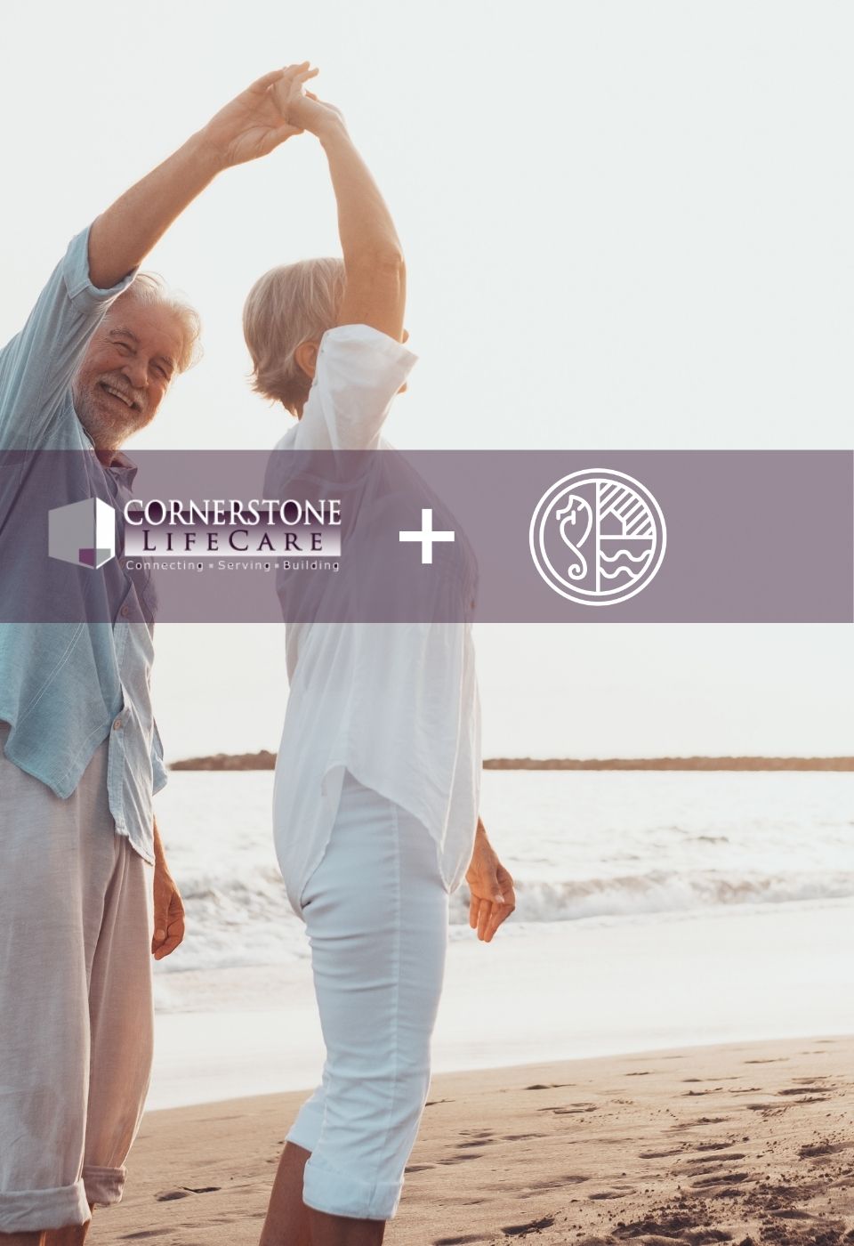 older people enjoying life on the beach