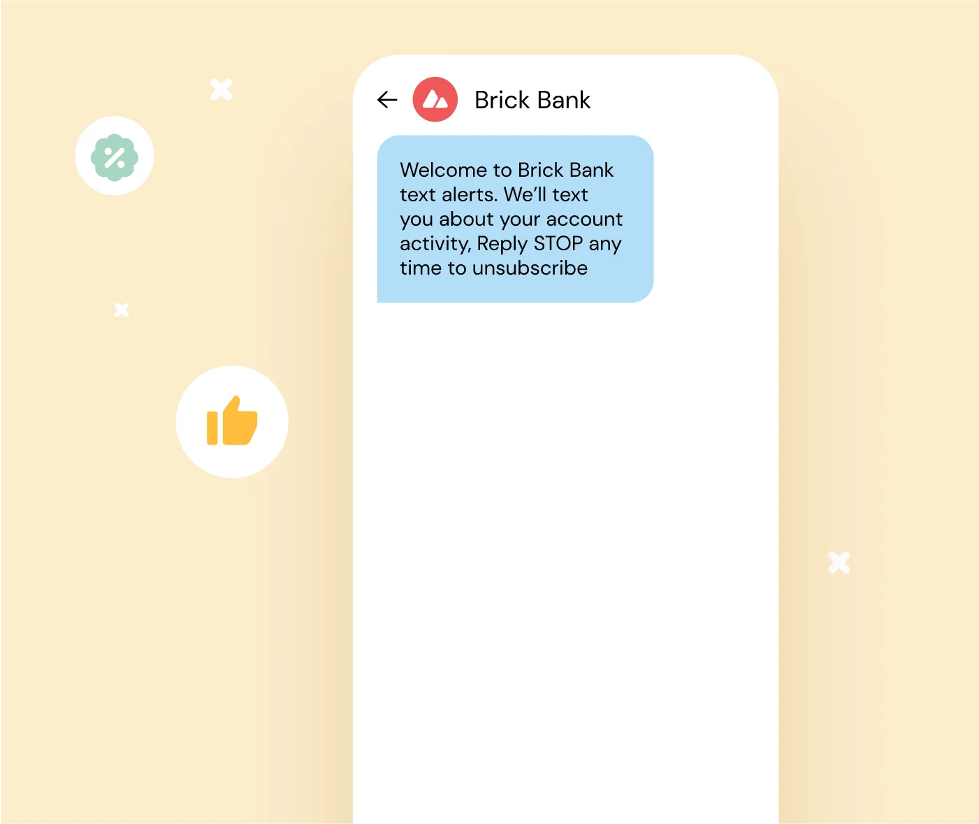 SMS compliance opt-out text message example