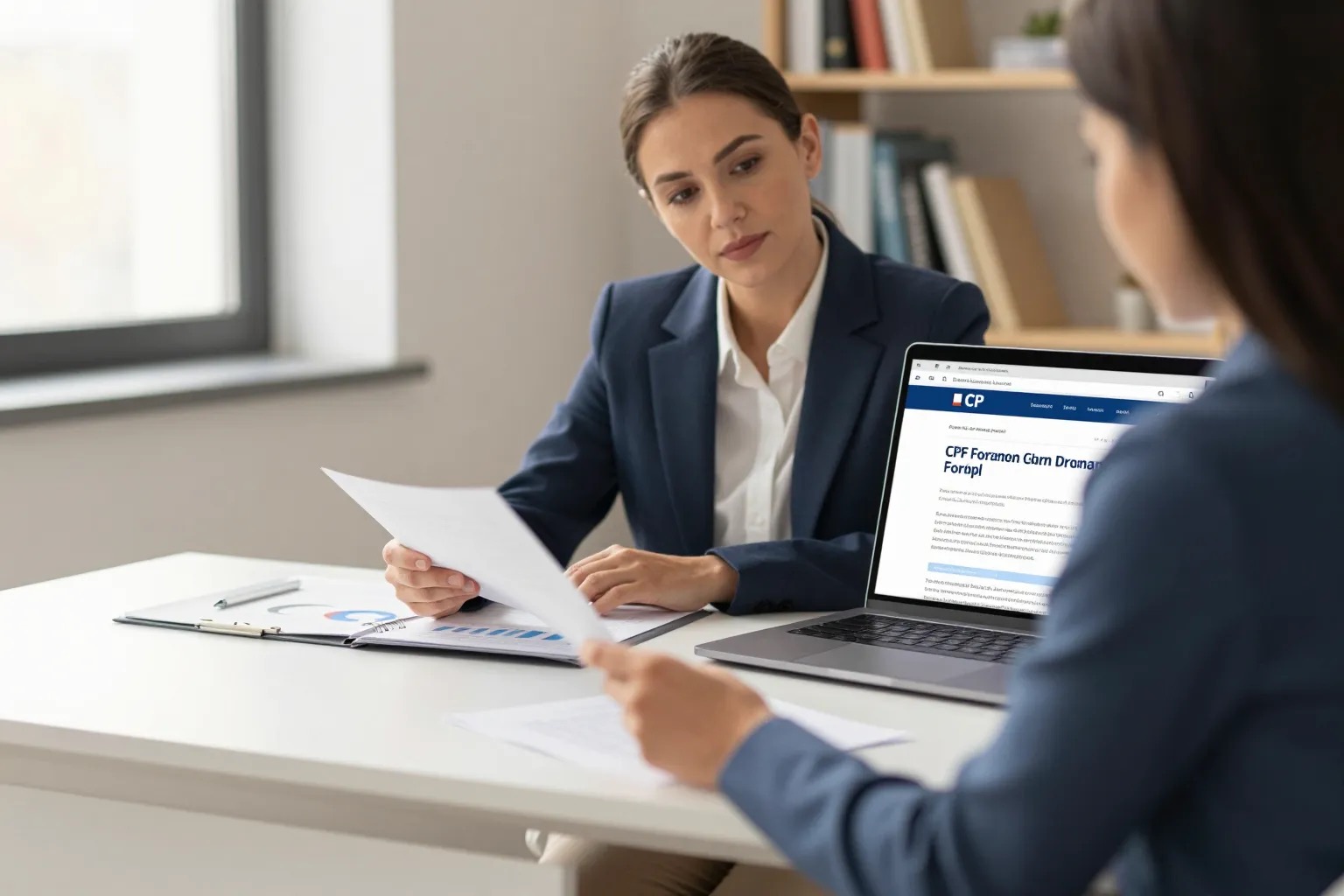 FAQ sur le financement CPF : conseillère formation accompagnant un professionnel