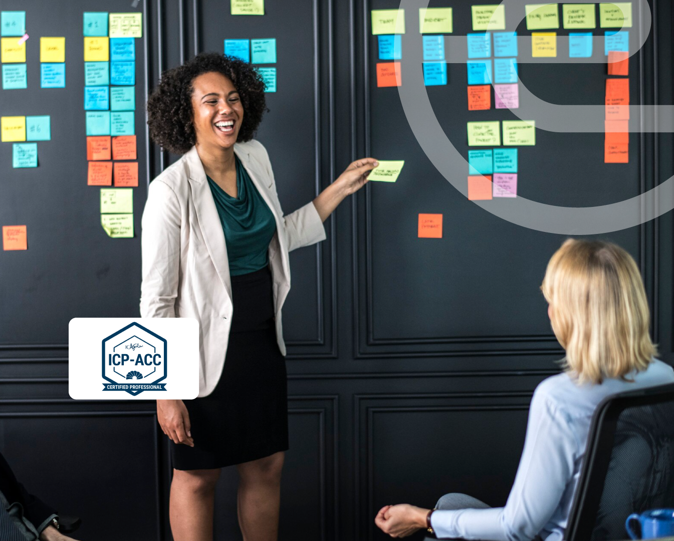 Logo certification ICP-ACC Coach Agile Certifié ICAgile Elitek
