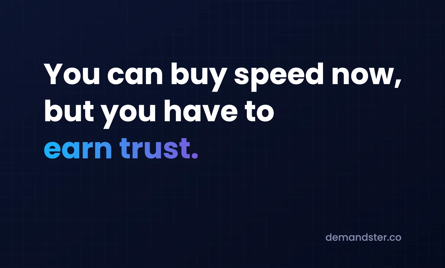 How to build trust with B2B buyers when every vendor has AI speed