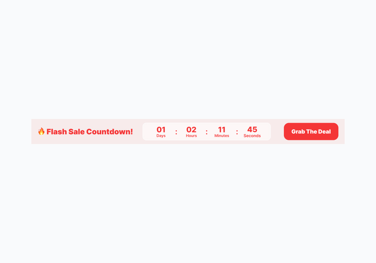 Flash Sale Countdown!