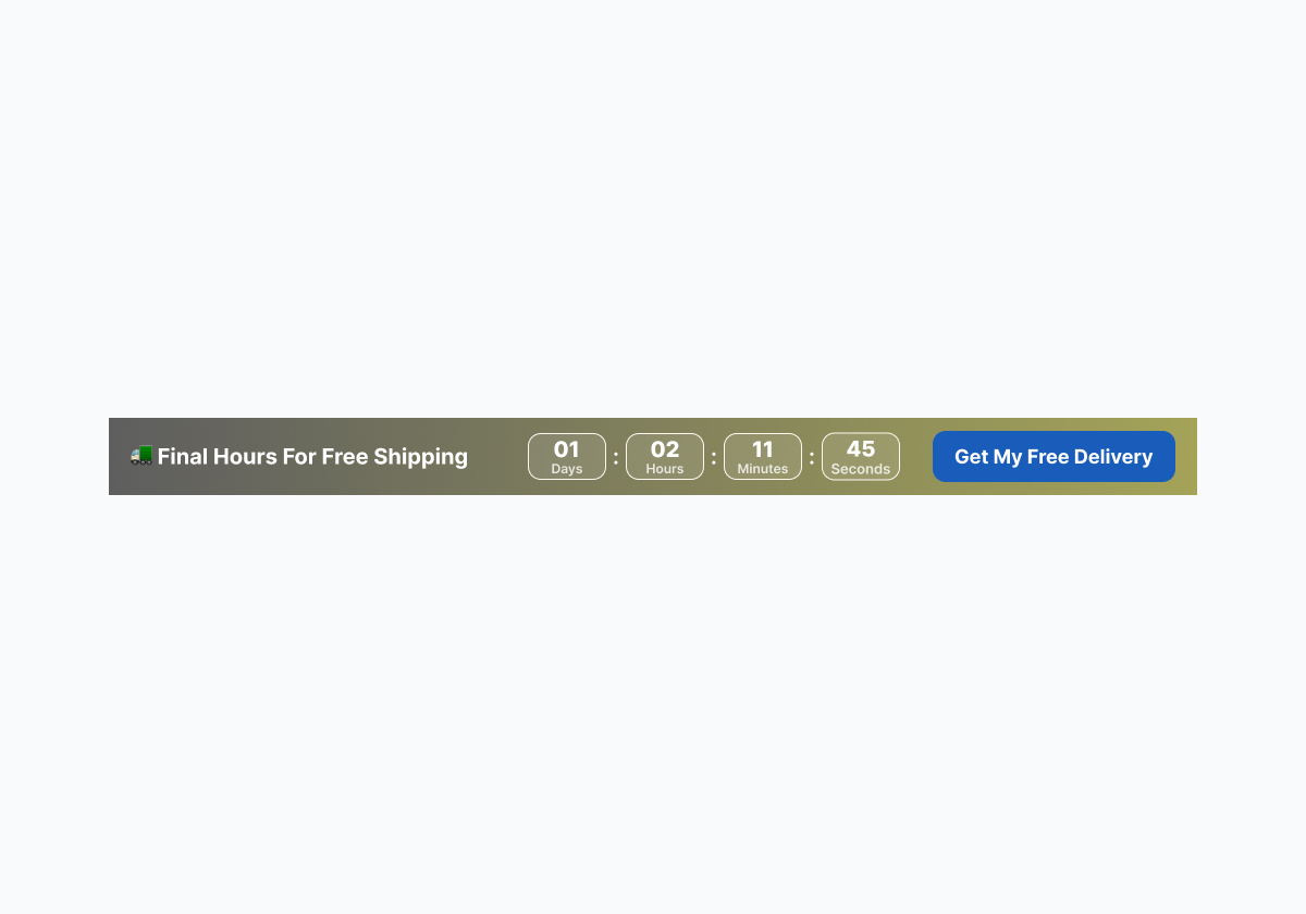 Final Hours for Free Shipping