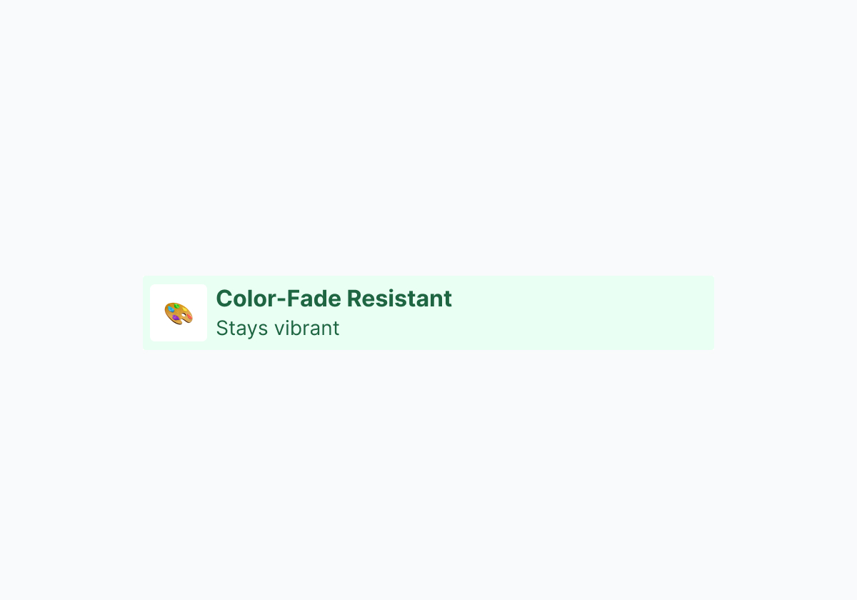 Color-Fade Resistant