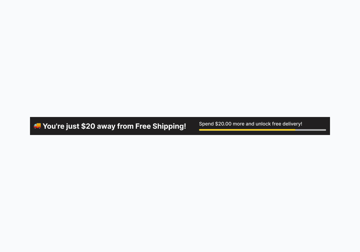 You're Just $20 Away From Free Shipping