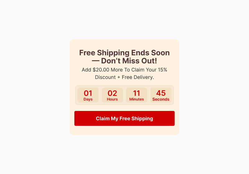Free Shipping Ends Soon