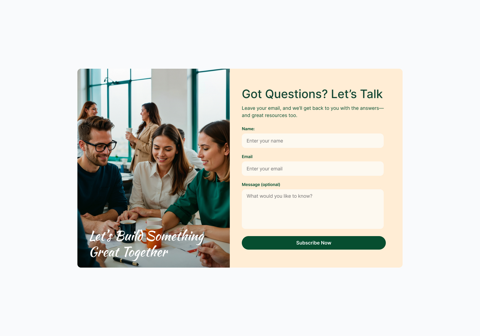 Let’s Talk