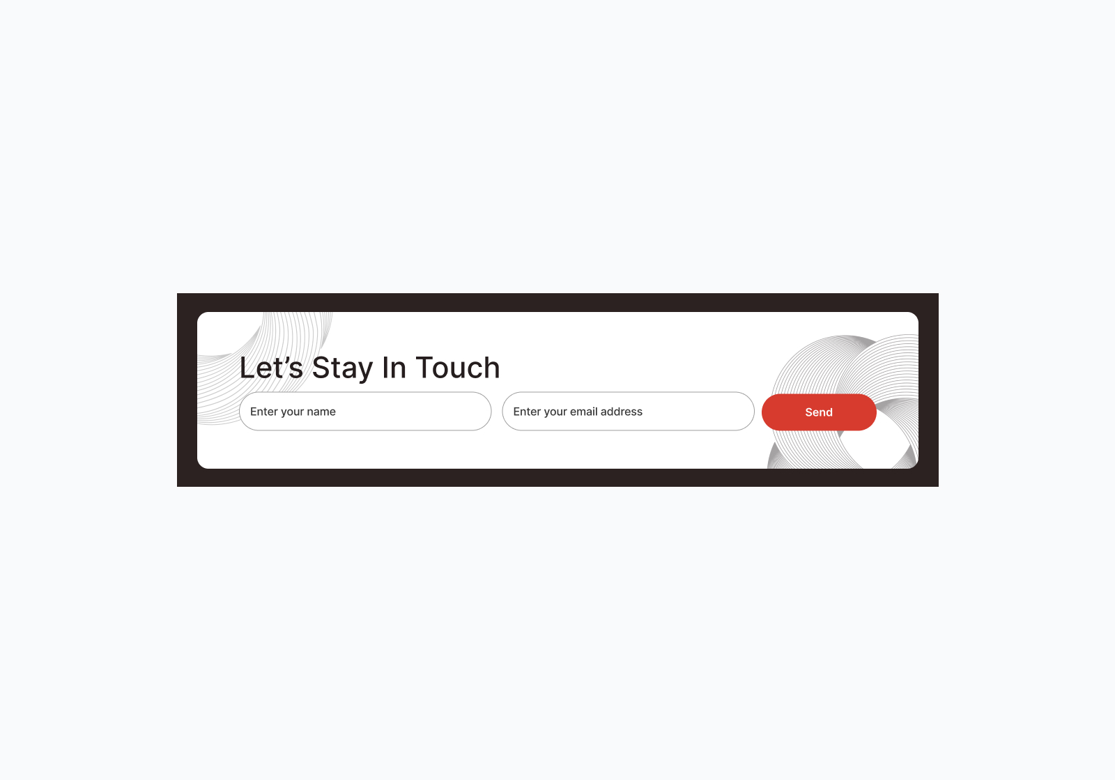 Let’s Stay in Touch