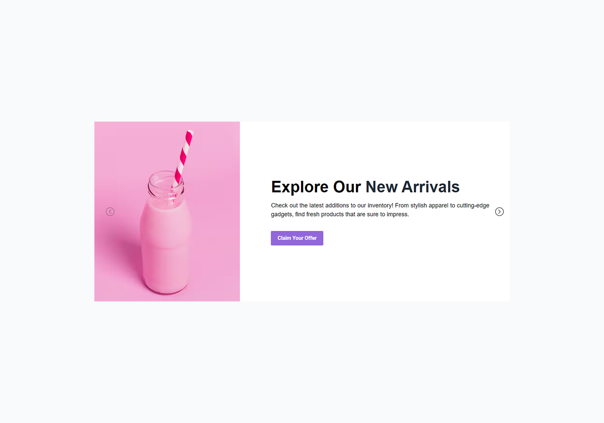 Image Slider - Drinks