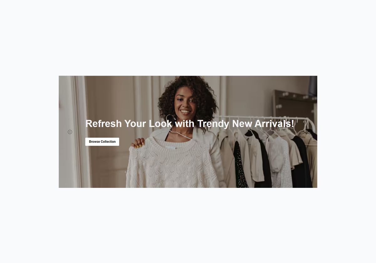 Image Slider - Clothing