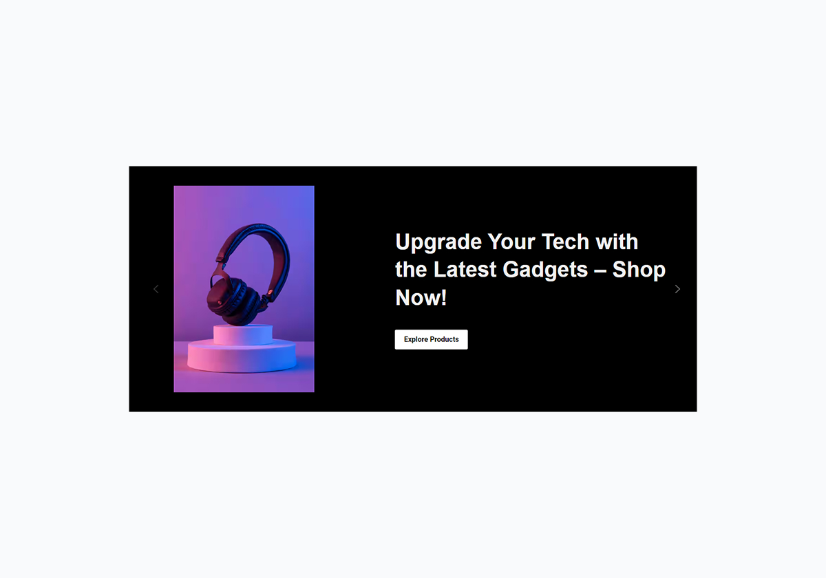 Image Slider - Electronics