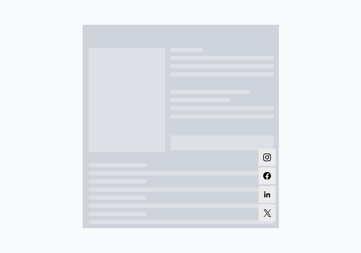 Right Bottom Position - Template 1