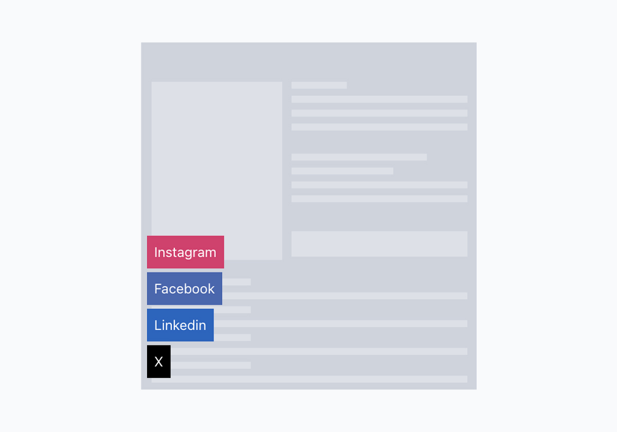 Left Bottom Position - Template 3