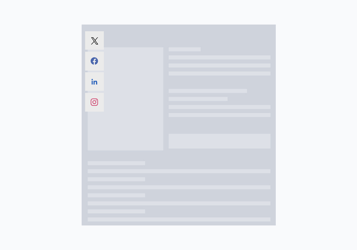 Left Top Position - Template 2