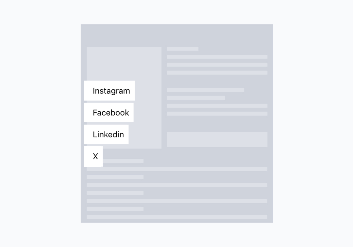 Left Center Position - Template 3