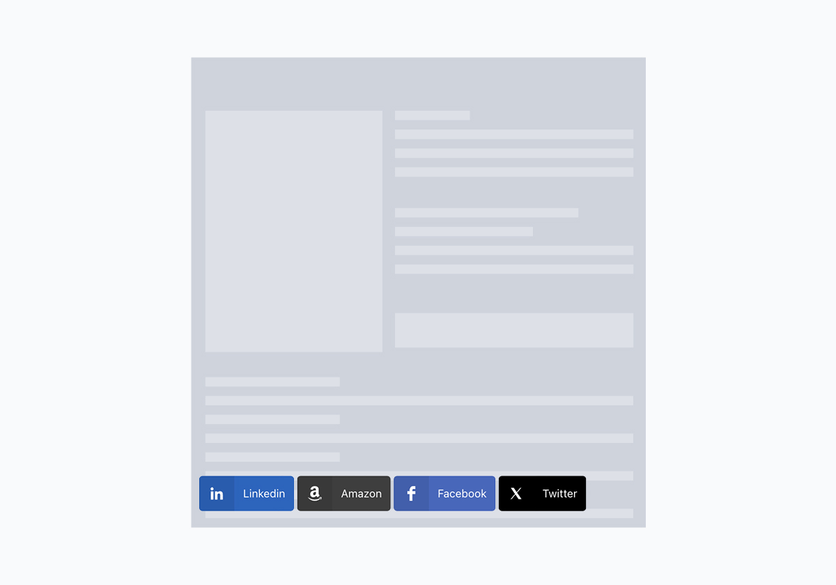 Left Bottom Position - Template 2