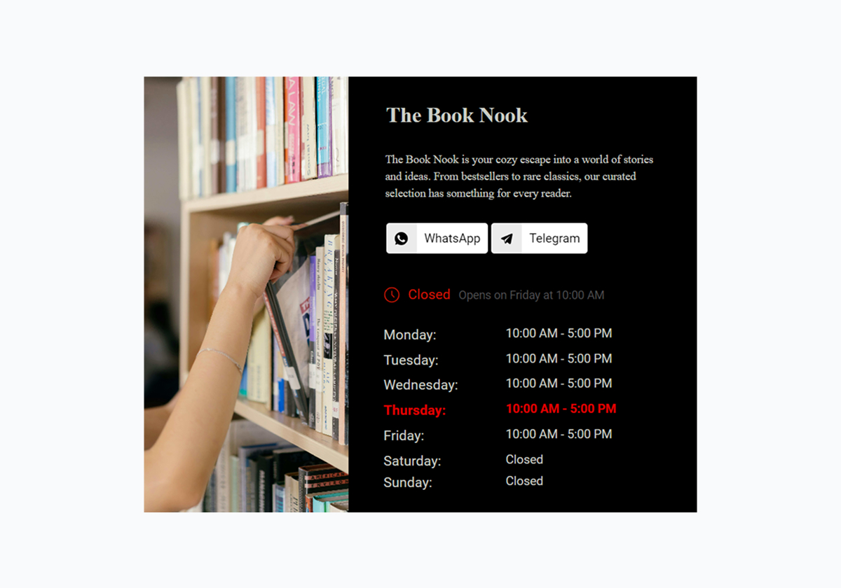[Embedded] - The Book Nook