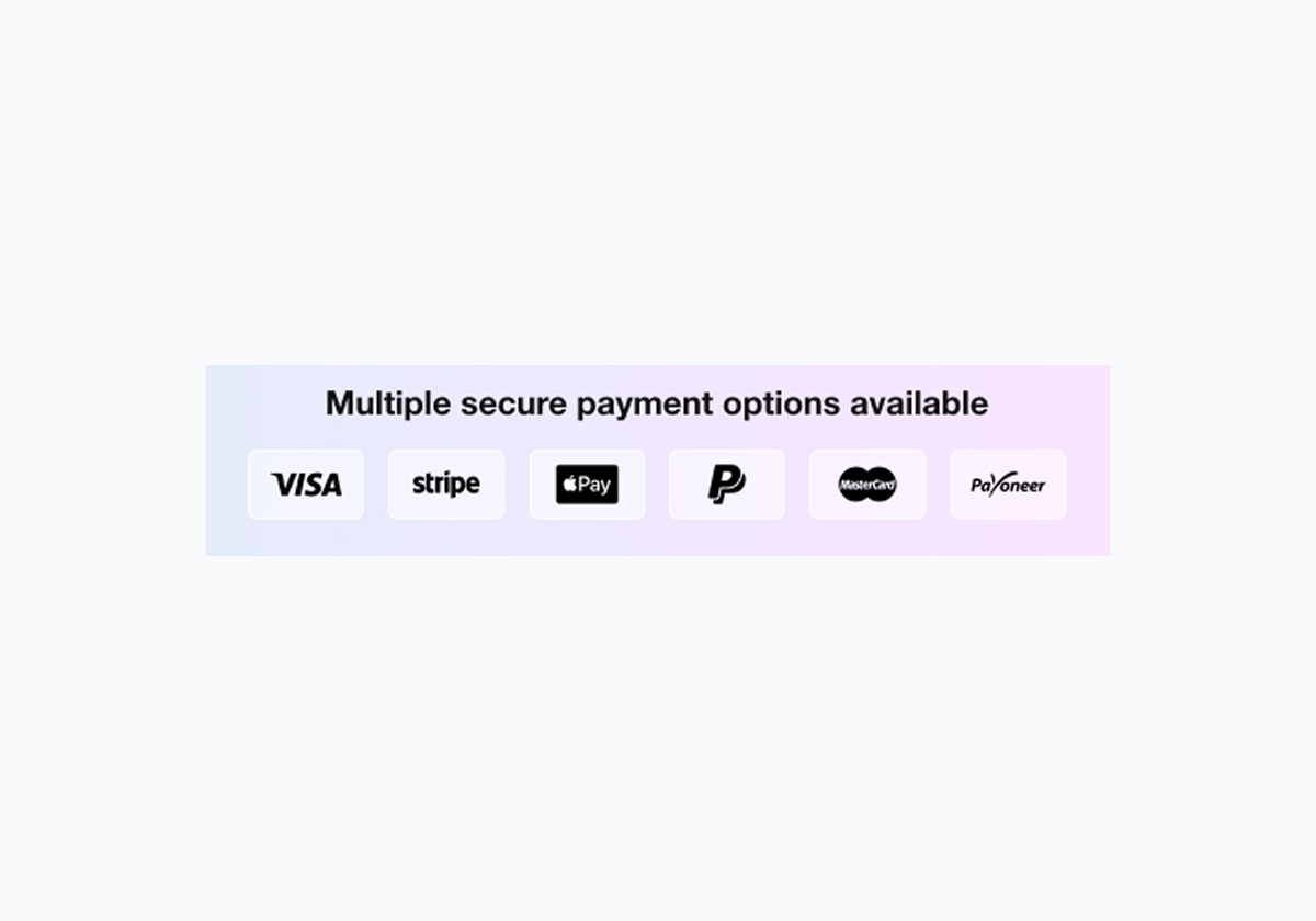 Payment Logo - Soft Gradient