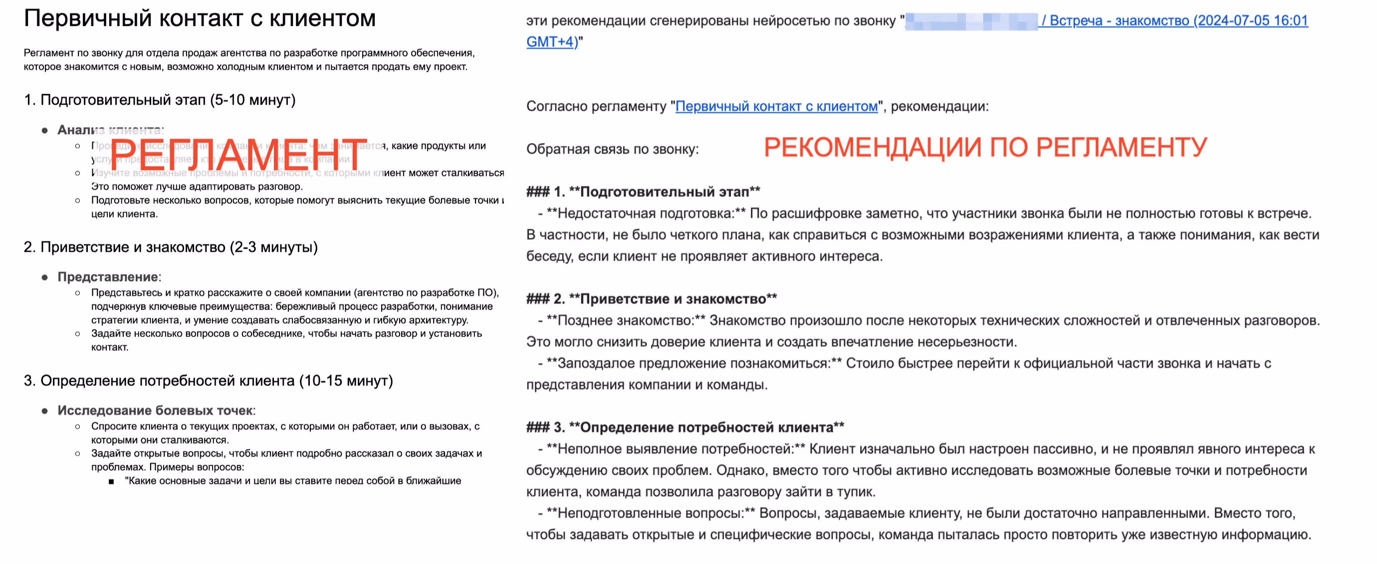 Быстрая и объективная обратная связь по соблюдению регламентов | KT.Team