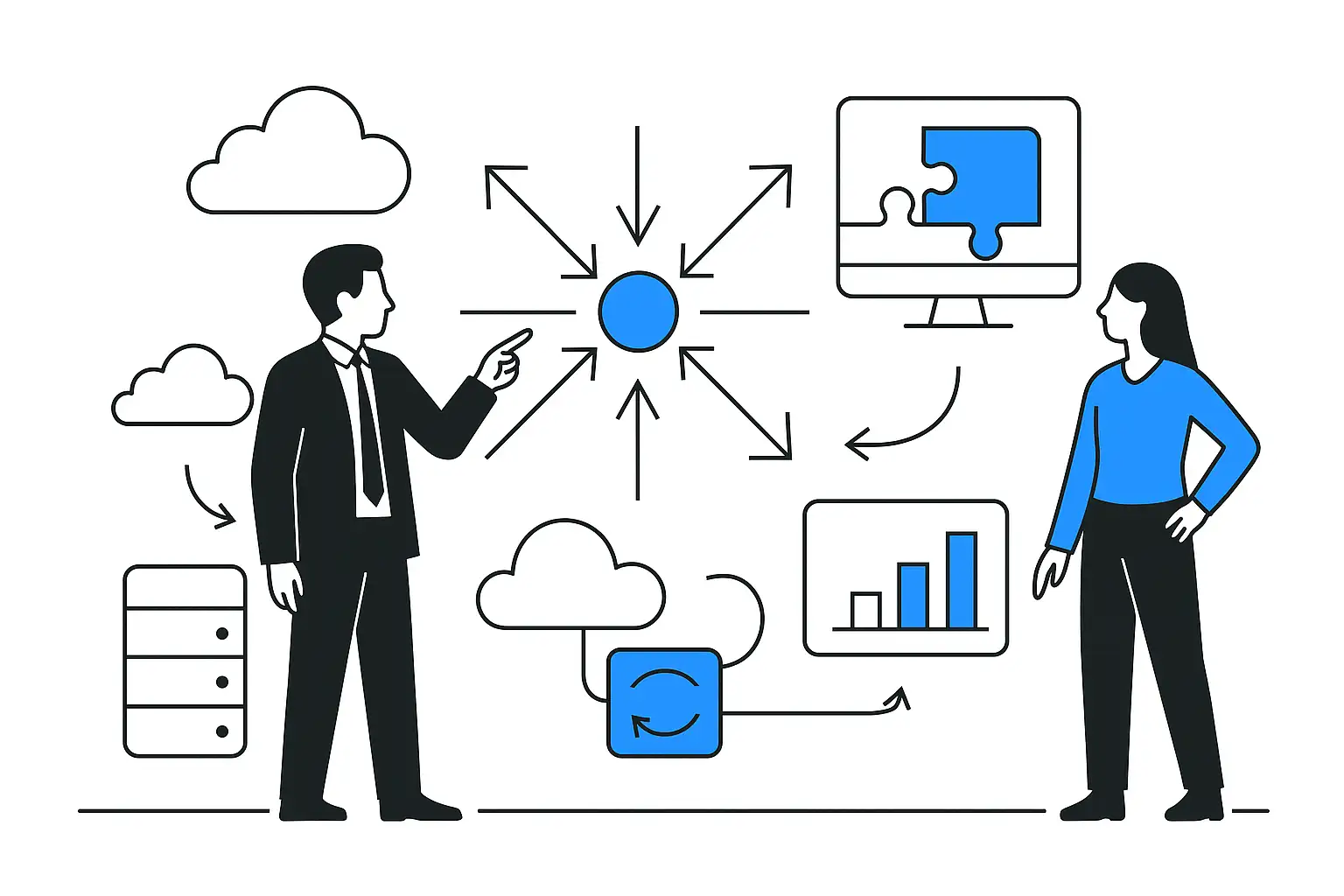 Как интеграция CRM, ERP, склада и сайта помогает бизнесу расти быстрее, снижая издержки и повышая устойчивость