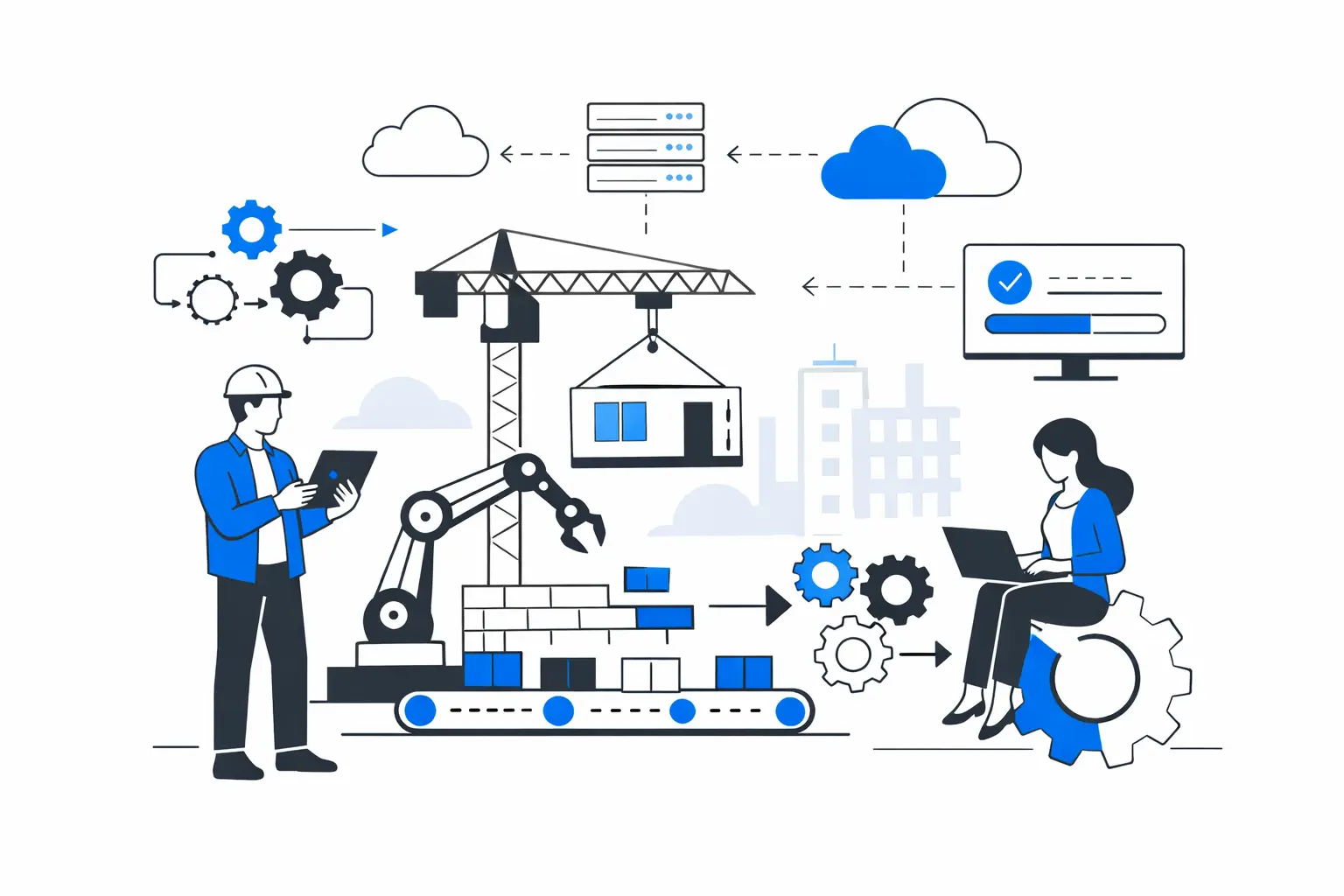 Автоматизация строительства для девелопера: технологии цифровой стройки, управление проектами, BIM, IoT и аналитика данных