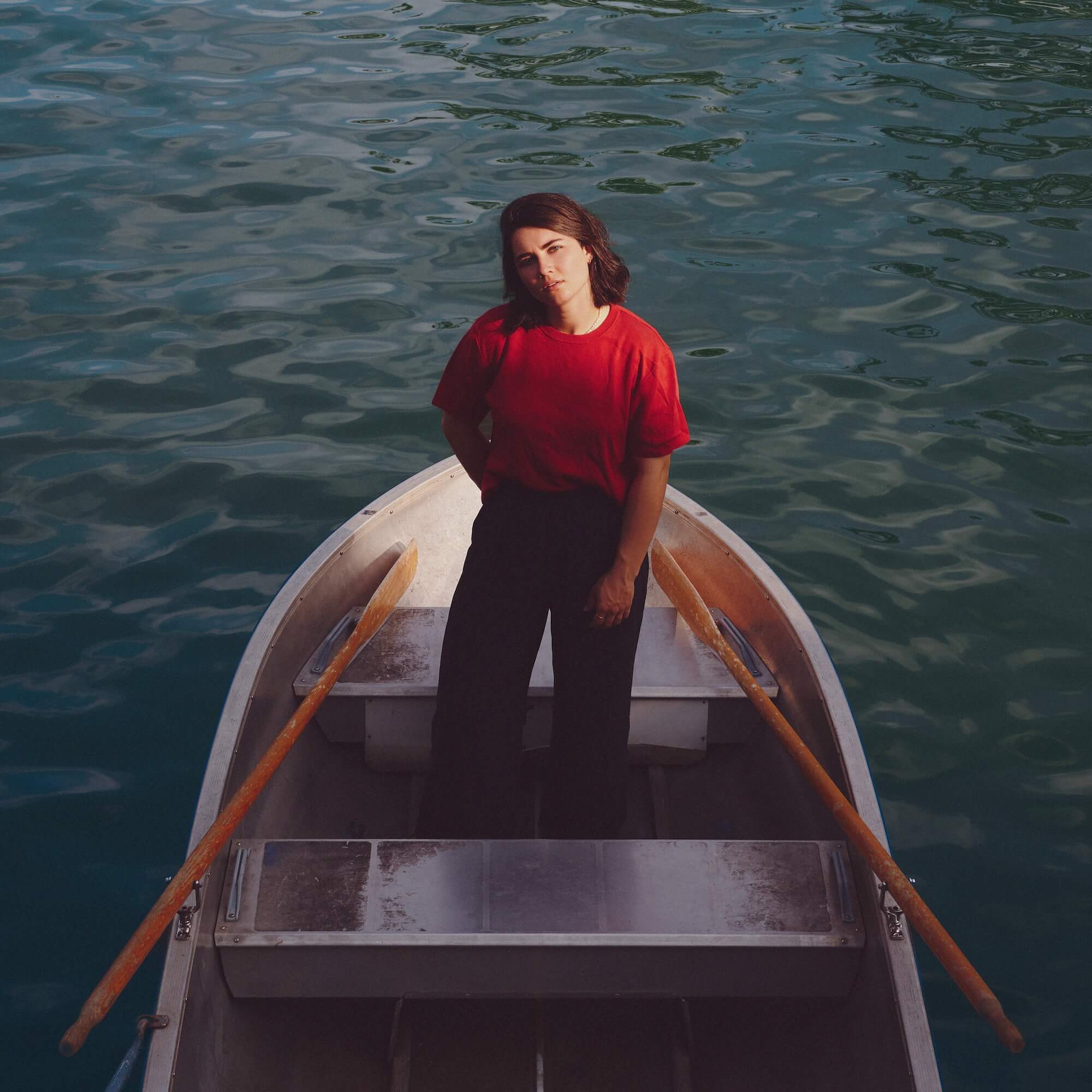 Linda Elys on a boat on a river