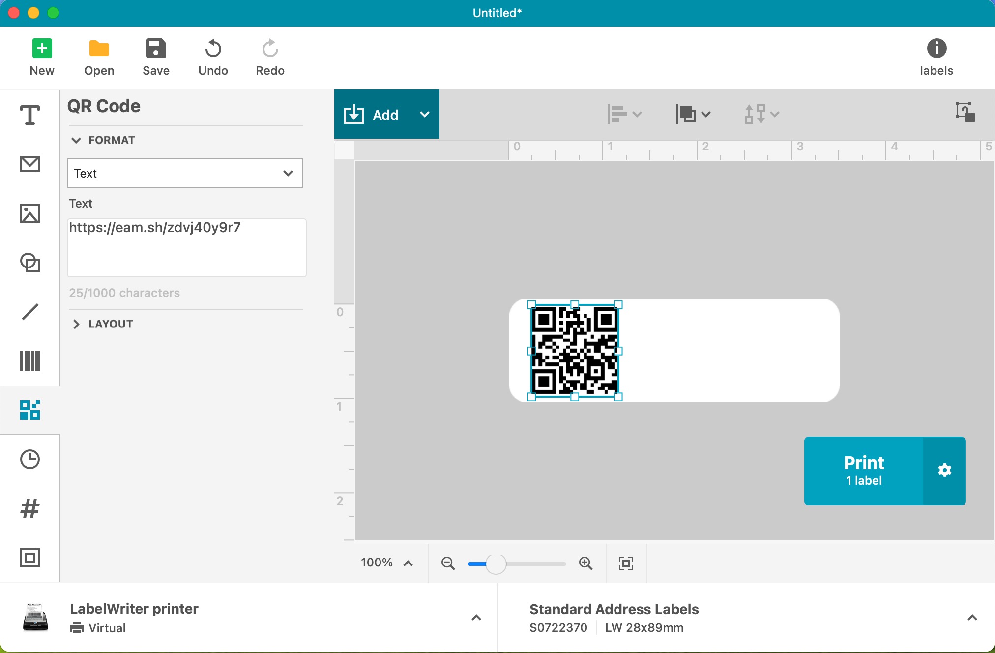 DYMO Connect Software