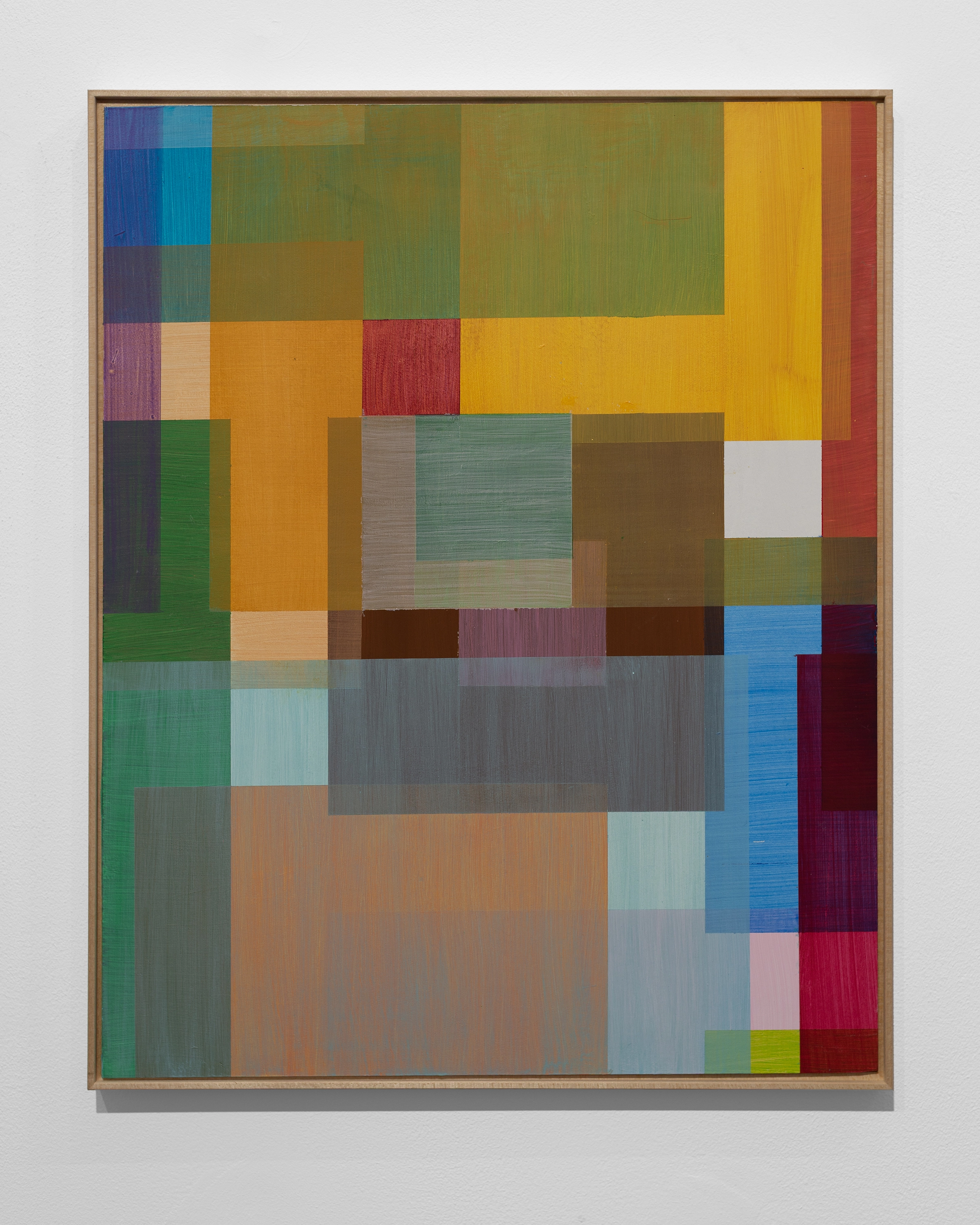 Dreischichtiges konkretes Aquarell, HAIKU, G2, #4