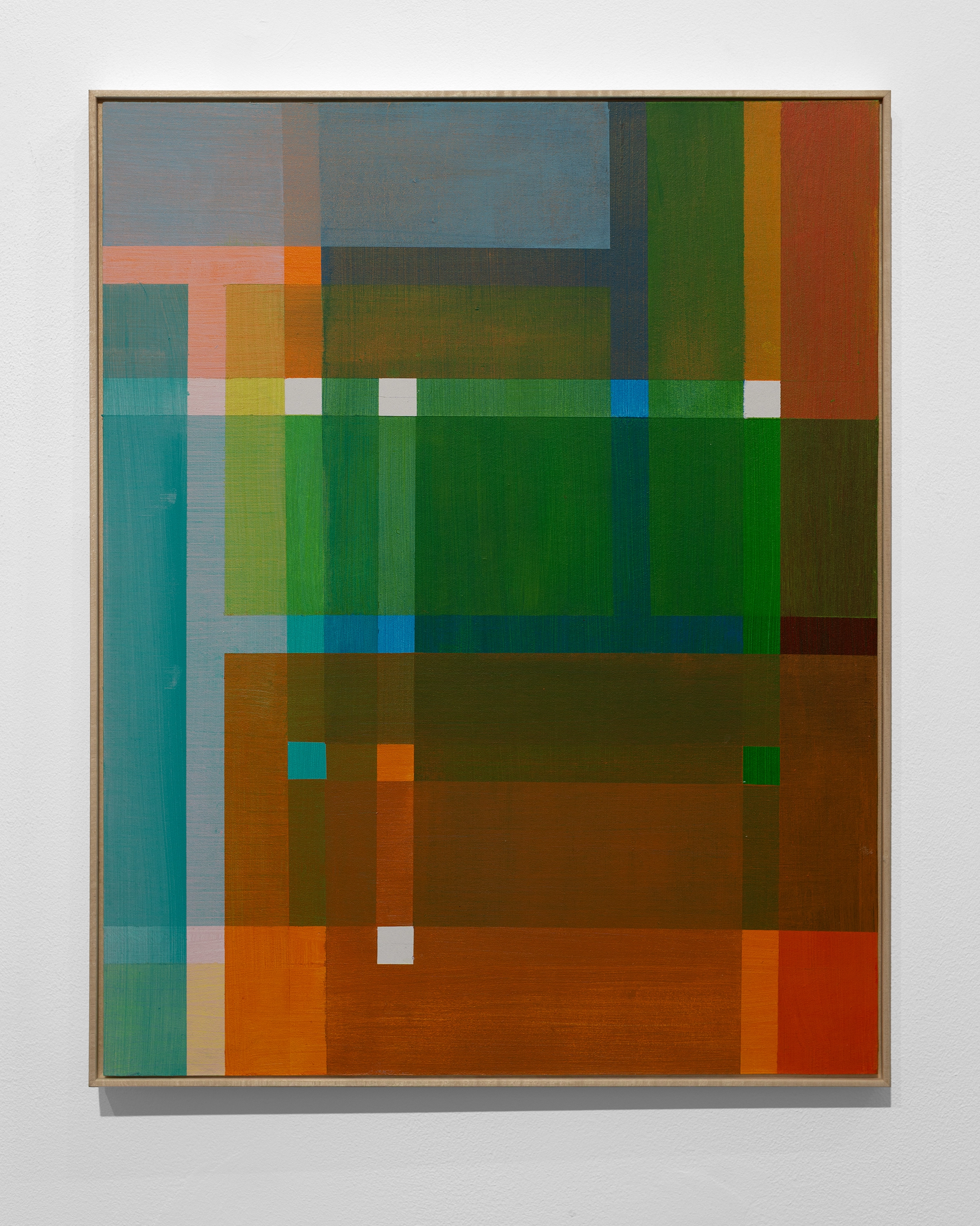 Dreischichtiges konkretes Aquarell, HAIKU, G2, #5B