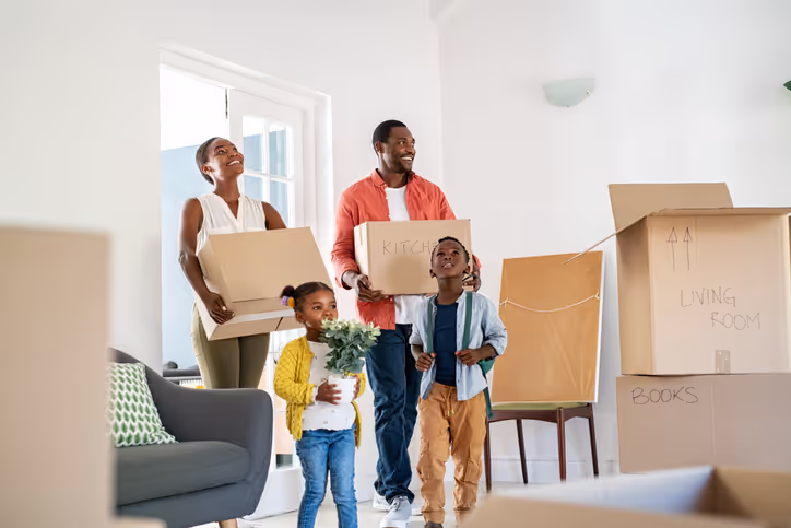 Family moving in