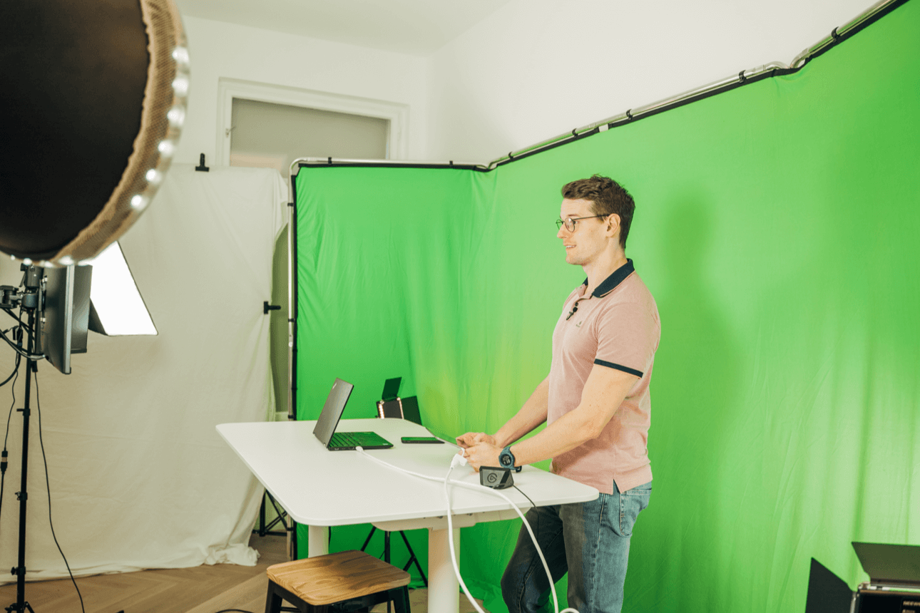 Live Pitch-Präsentation im digital Studio