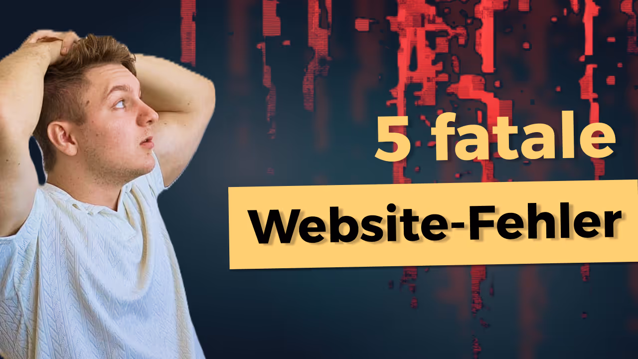 5 Website Fehler