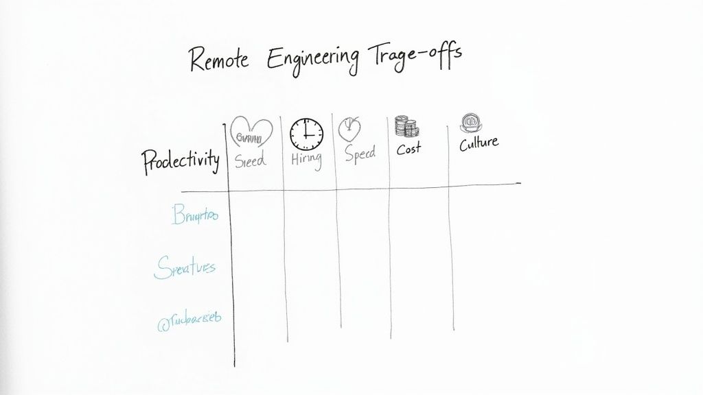 A software engineer working comfortably from a home office setup with multiple monitors.