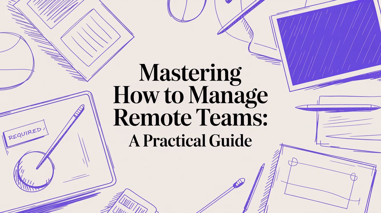 How to Manage Remote Teams: A Practical Playbook (2025)