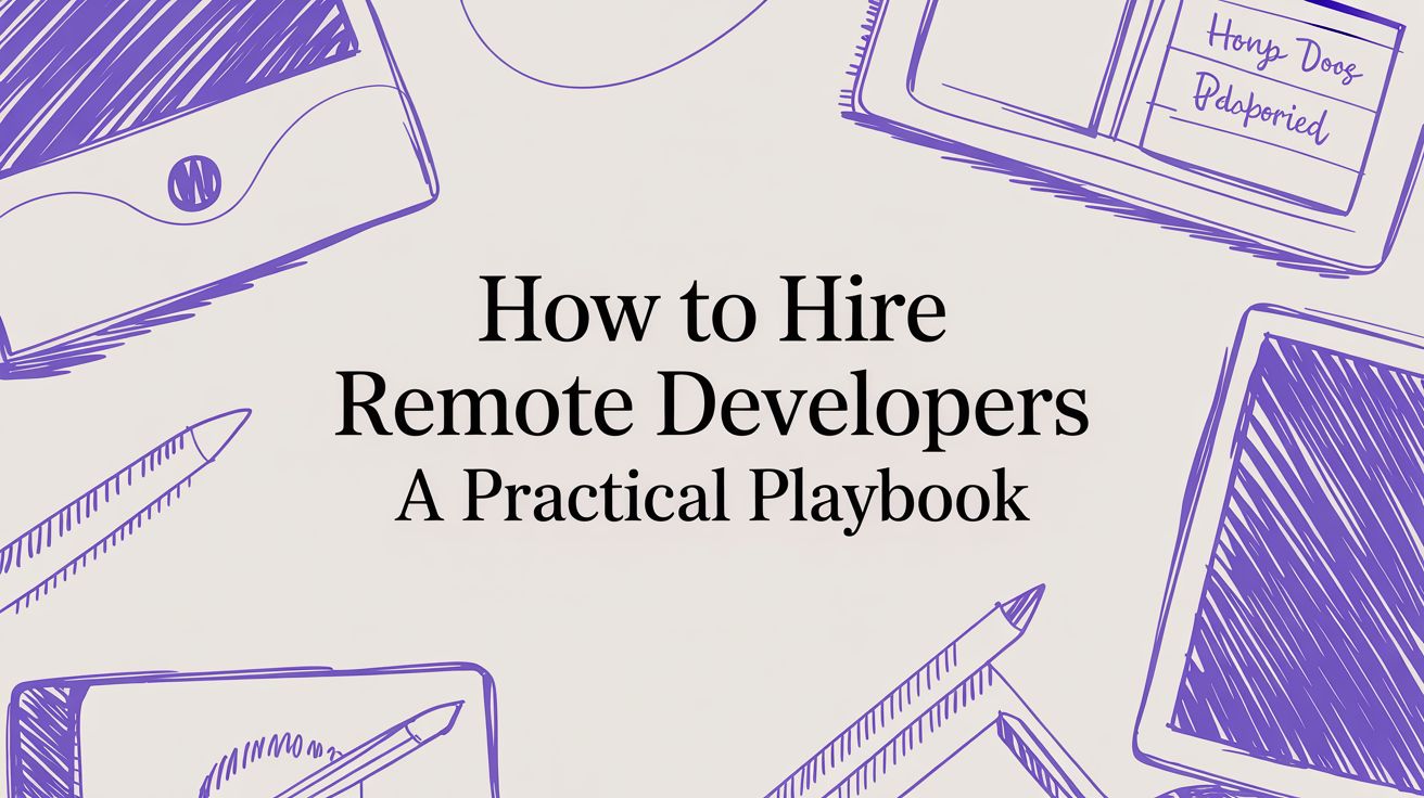 How to Hire Remote Developers: A Practical Playbook